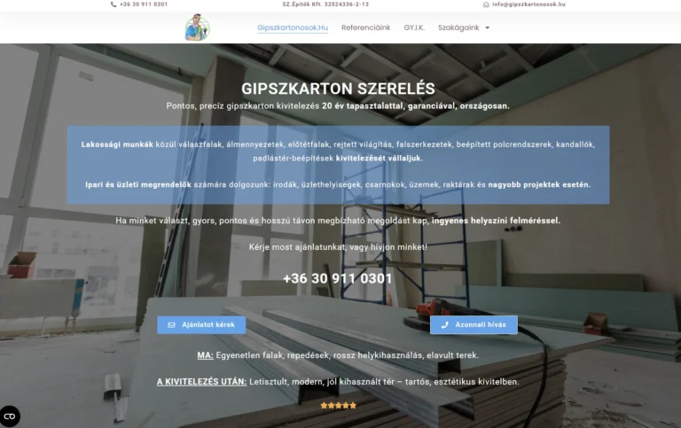 gipszkartonosok.hu