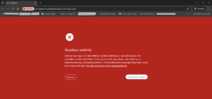 The entire page turns red if we are on a dangerous site.